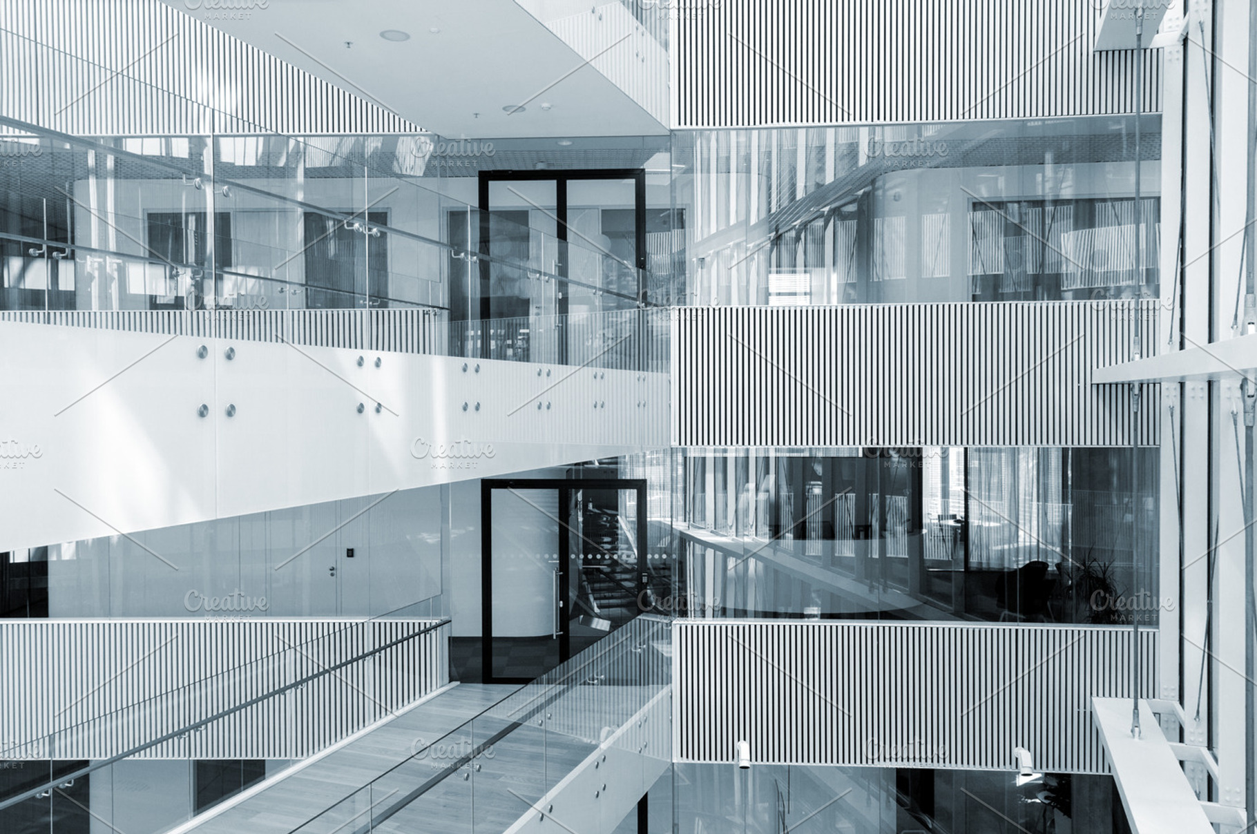 Abstract business centre interior, an Architecture Photo by BOOCYS