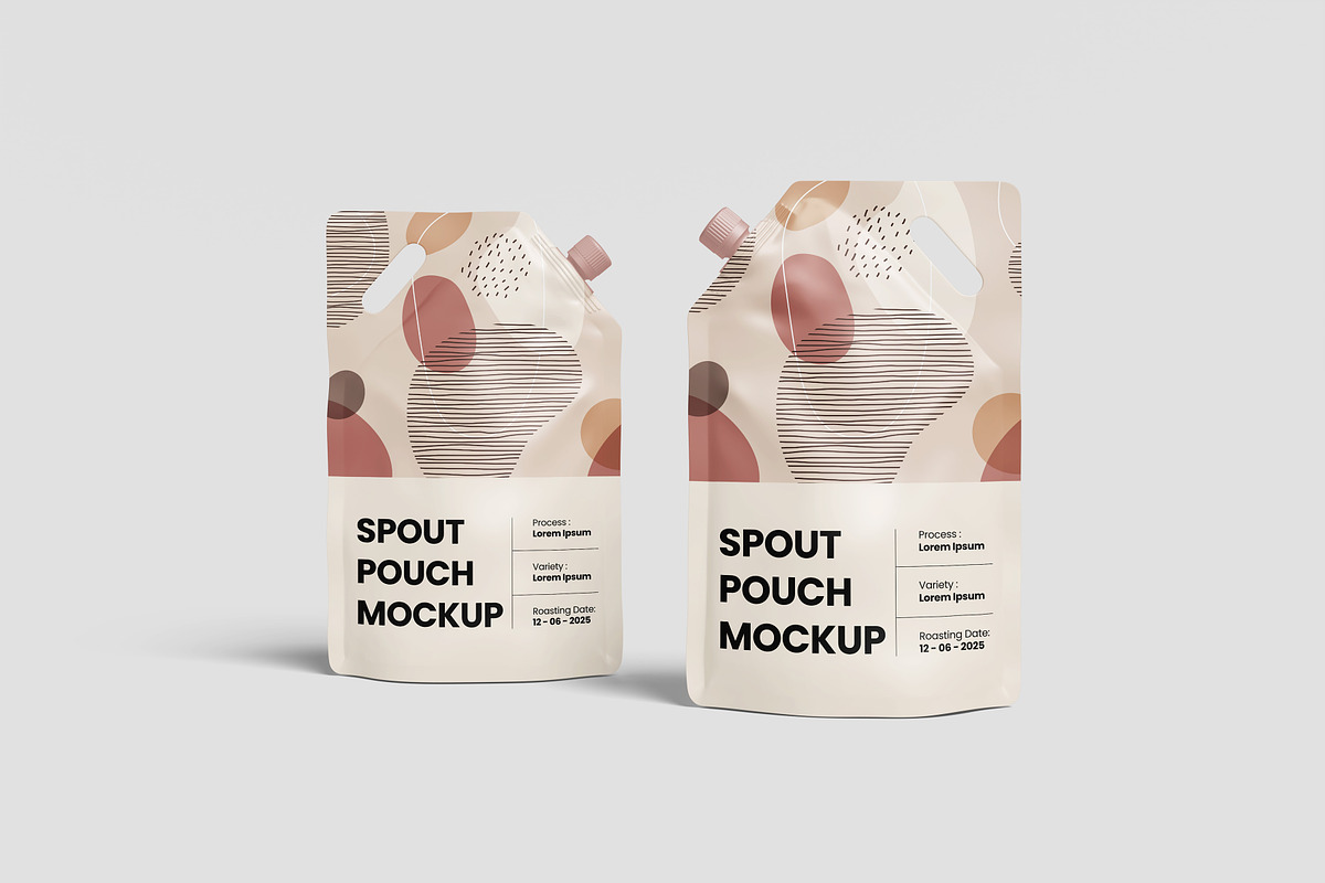 Spout Pouch Mockup, a Packaging Mockup by Hazzpro_Std (Photo 2 of 5)