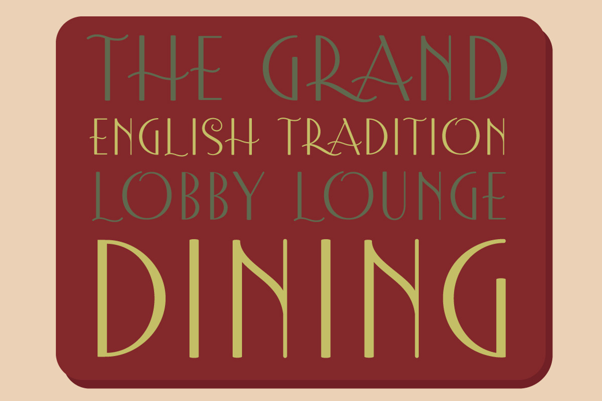 Afternoon Tea, a Font by Rocket Type (Photo 2 of 5)