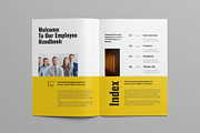 Employee Handbook Layout, a Brochure Template by Pixelpick (Thumbnail 2 of 9)