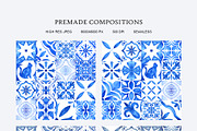 AZULEJOS. Part II. Watercolor tiles, a Decorative Illustration by Liliia Polos Illustration (Thumbnail 11 of 12)