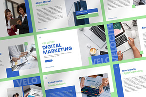 Velocity Digital Marketing, a Presentation Template by FIBRINOSÄ