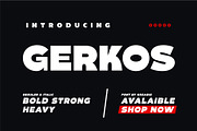 GERKOS, a Font by Kreabie (Thumbnail 1 of 7)