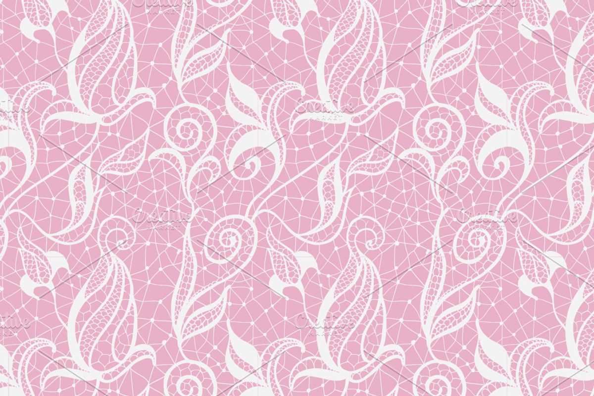 8 seamless lacy patterns preview 3