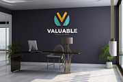 PSD Office Room Wall Logo Mockup, a Product Mockup by Ayy (Thumbnail 11 of 13)