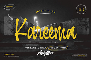 Kareema - Vintage Urban Display Font