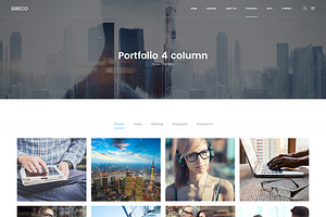 Greco - Business PSD Template