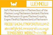 Humanized Machine font, a Font by weknow (Thumbnail 5 of 8)