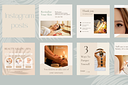 Spa-Wellness Canva IG posts &stories, a Social Media Template by Ana Life Design (Thumbnail 2 of 7)