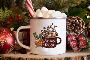 Santa's Cocoa Sublimation