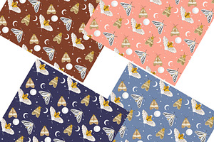 Moth Clip Art Set