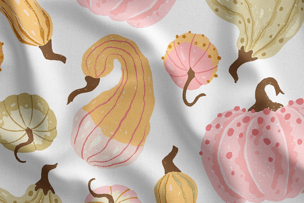 Textured Autumn Pumpkins collection, a Seasonal Illustration by Svitlana Kharchuk (Photo 10 of 12)