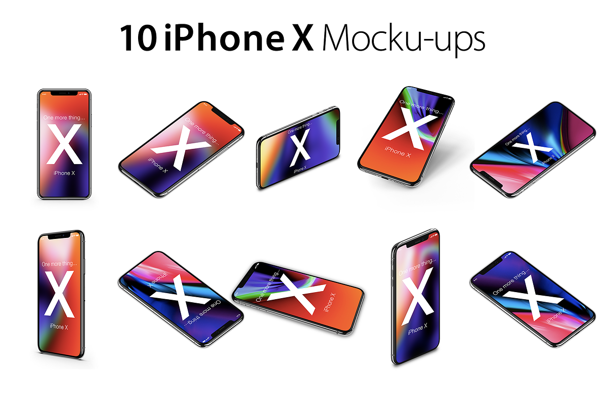 iPhone Xs Mock-ups Pack, an iPhone Mockup by Interbrand (Photo 2 of 9)