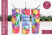 Flower watercolor tumbler design, an Object Graphic by AnastasiaWatercolor (Thumbnail 2 of 4)