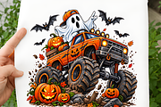 Halloween Monster Truck PNG, Cute, a Seasonal Illustration by Coco Bloom (Thumbnail 3 of 3)