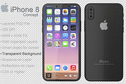 Apple Iphone 8 Concept PSD Mockup, an iPhone Mockup by PSD Mockups (Thumbnail 3 of 5)