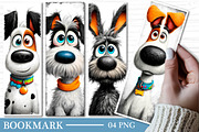 Cute Dog Bookmark Design Funny Dog B, an Illustration by GatewayDesign (Thumbnail 2 of 3)