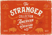 Stranger Font Collection + Extras, a Script Font by Opus Nigrum (Thumbnail 1 of 16)