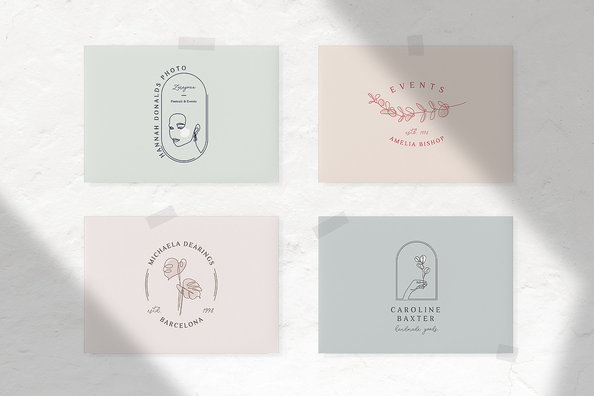 Lina Logo Collection, a Branding & Logo Template by AgataCreate (Photo 7 of 10)