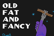 Old Fat and Fancy Vintage Font, a Sans Serif Font by Mr. Chronos (Thumbnail 1 of 4)