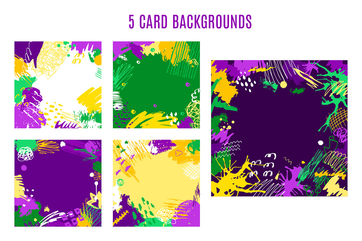 Mardi Gras Set, an Illustration by Olena (Photo 3 of 5)