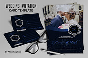 Wedding Invitation, a Card Template by AfzaalGraphics (Thumbnail 1 of 4)