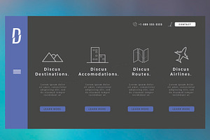 Minimal Knockout PSD Website