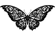 Beautiful Butterfly Silhouette, an Object Graphic by Designer_Momina (Thumbnail 6 of 20)