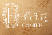 Sale-Fratello Nick Ornaments, a Font by Debi Sementelli (Thumbnail 1 of 2)