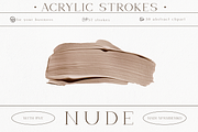 Nude. Acrylic Strokes, an Object Graphic by nadispasibenko (Thumbnail 1 of 7)
