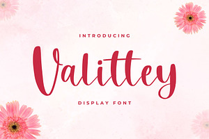 Valittey - Display Font