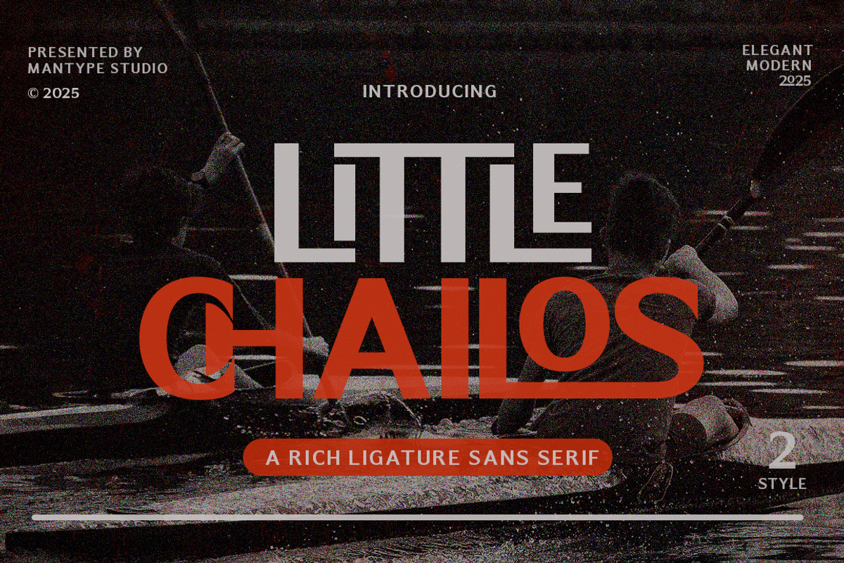 Little Chailos, a Sans Serif Font by Mantype Studio (Photo 1 of 12)