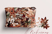 Watercolor Clipart - MAHOGANY FALL, a Decorative Illustration by Beigetime (Thumbnail 8 of 15)