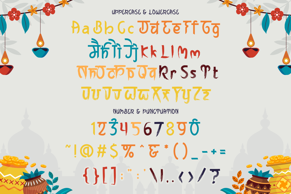 Niranjan - Sansekerta Font, a Font by PutraCetol Studio (Photo 9 of 11)