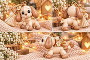 Kawaii Puppy Dog Keychain 3D STL, an Object 3D Model by Layerology (Thumbnail 3 of 3)