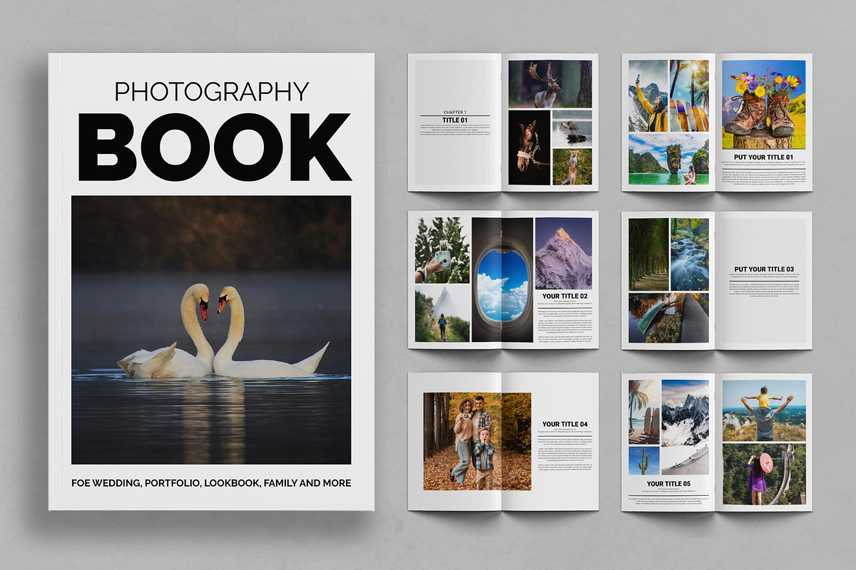 Photography Album Book Layout, a Magazine Template by ContestDesign (Photo 3 of 3)