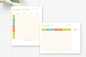 Meal Menu Planning Kit