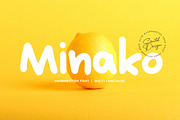Minako, a Slab Serif Font by Scratch Design (Thumbnail 1 of 10)
