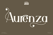 Aurenza - Modern Serif Font, a Serif Font by Rishsketch (Thumbnail 1 of 15)