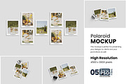 Polaroid Mockup, a Product Mockup by bimockup (Thumbnail 1 of 6)