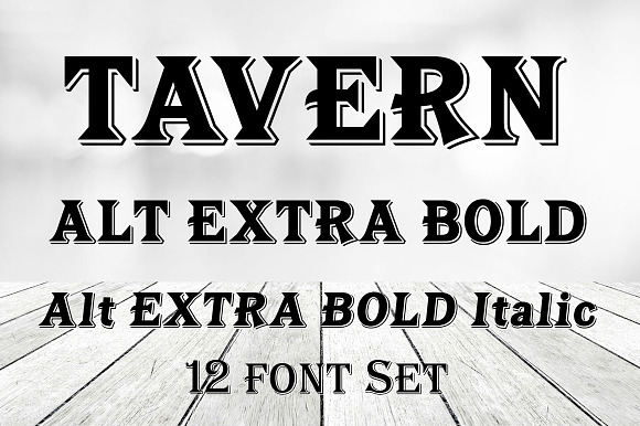 Tavern Alt Extra Bold preview 5