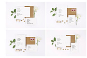 4 in 1 Wedding Stationery Mockup, a Print Template by Citrus and Cinnamon (Thumbnail 1 of 5)