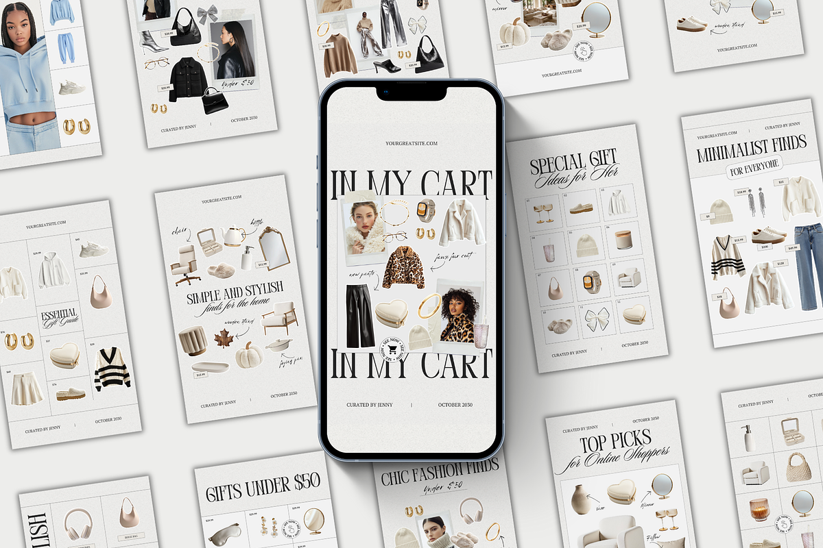 LTK Instagram Collage Canva Bundle, a Social Media Template by Xenié Creative (Photo 4 of 10)