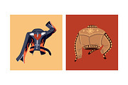 Leather jackets, motorcycle gear set, a Decorative Illustration by PaperTrident (Thumbnail 2 of 3)