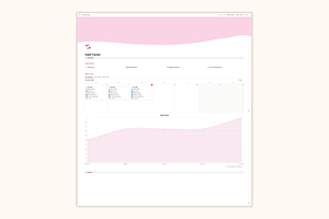 Habit Tracker, Notion Template