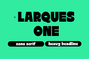 ID Larques One Typeface, a Sans Serif Font by EKAUNIK DZ (Thumbnail 2 of 9)