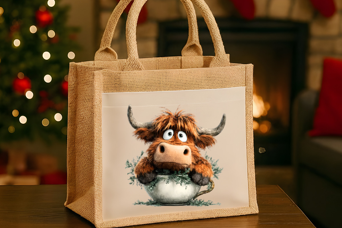 Whimsical Christmas Haigh Land Cow, an Illustration by Designworld (Photo 4 of 5)