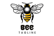 Honey Bee logo 5 different variation, a Branding & Logo Template by AyyazMomin (Thumbnail 6 of 7)