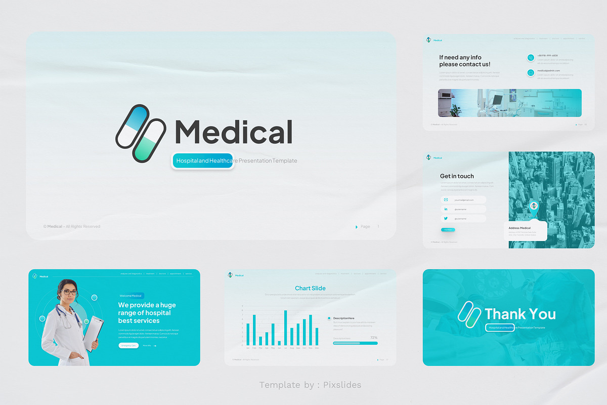 Hospital and Health Care Keynote, a Presentation Template by Pixslides (Photo 2 of 7)