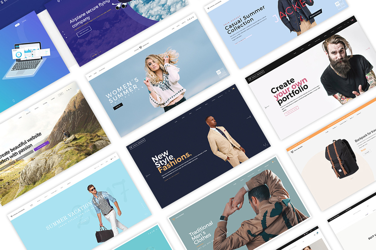 150 Hero Website Headers, an UI Kit Template by KL-Webmedia (Photo 4 of 5)